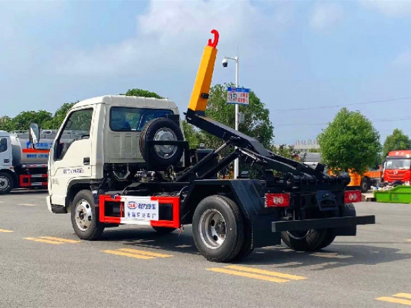 國(guó)六福田小卡3方車廂可卸（鉤臂式垃圾車）