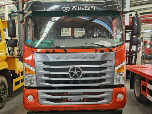 （國六）湖北大運(yùn)G6黃牌平板車